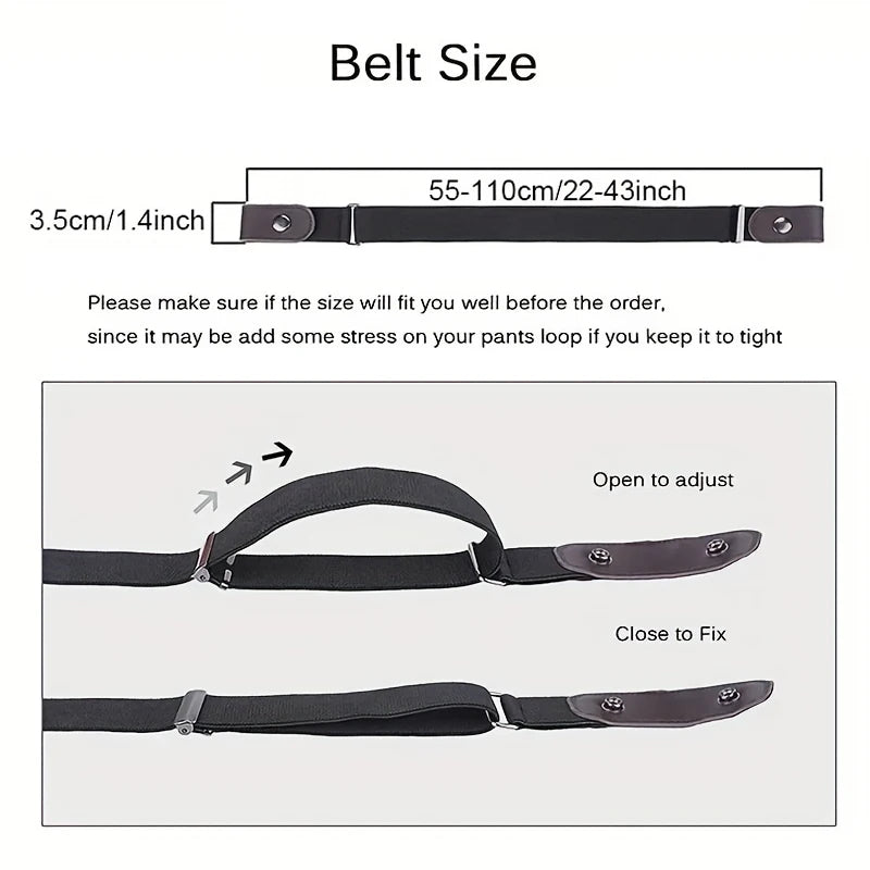 L’Invisible – Ceinture sans boucle ajustable